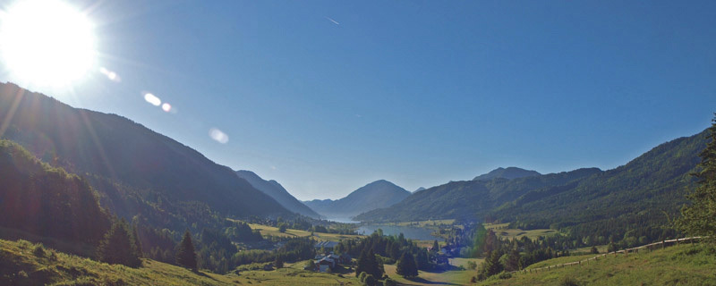 Der „Urschitzblick“ auf den Weissensee